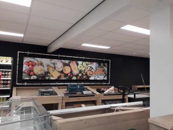 Na brand herbouw S Markt Scholte in de Mussel door Remmerts