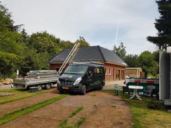 Nieuwbouw garage /bed and breakfast te Vledderveen.